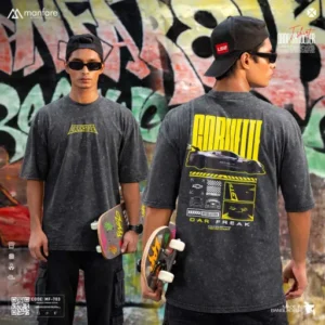 Acid Wash - Most Trendy Drop Shoulder T Shirt | MF-720